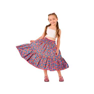 Imagem de Saia de Carimbó Rodada Infantil Dança de Roda Festa Típica Gaúcha Tradicional Brasileira Festa Junina Arraiá Caipira