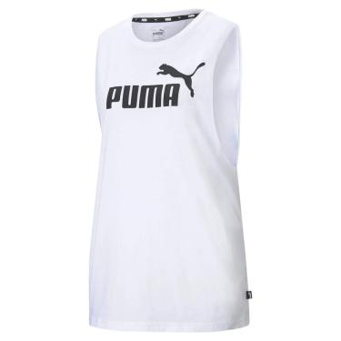 Imagem de Regata Puma Cavada Essentials Logo Feminina 586864-02