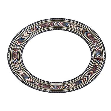 Imagem de SDENSHI Adesivo com orifício de som para guitarra acústica 94 mm Decoração para instrumento de guitarra