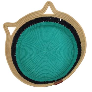 Imagem de Cama Arranhador Gato Pet Cesto Ninho Rasqueavel Caminha Animal Estimaçao Petshop