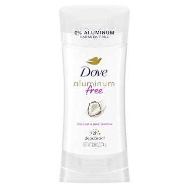 Imagem de Dove Desodorante Em Bastão 0% Alumínio, Desodorante Não Irritante Para Cuidados Com As Axilas, Desodorante Sem Alumínio Com Coco E Jasmim Rosa Kindest, 2,6 Oz