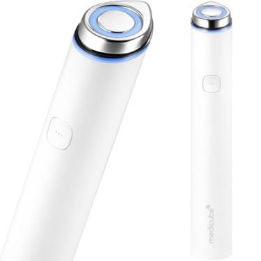 Imagem de medicube Mini Booster Pro White | Ferramenta de cuidados com a pele facial acessível em casa para iniciantes - Booster de brilho portátil para pele de vidro, aumentando a absorção de cuidados com a