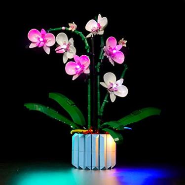 Imagem de LED Lighting Kit for Lego Orchid 10311 Plant Decor Building (Only Lights), BrickBing DIY Lights for Lego 10311 Flowers and Plants-Classic Version