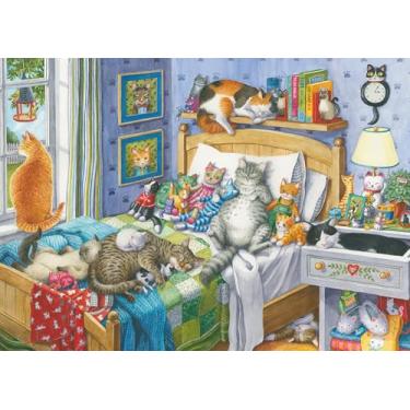 Imagem de Ravensburger Cat Nap 14966 500 Piece Large Pieces Jigsaw Puzzle for Adults, Every Piece is Unique, Softclick Technology Means Pieces Fit Together Perfectly