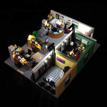 Imagem de VONADO Kit de luz LED compatível com Lego The Office 21336, iluminação DIY compatível com o conjunto Lego de escritório (sem modelo Lego, apenas luzes)