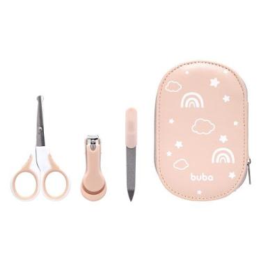 Imagem de Kit Manicure BUBA com Estojo Rosa