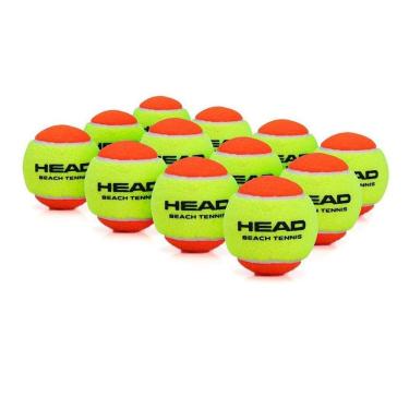 Imagem de Bola Bolinha Head Beach Tennis Stage 2 Itf Pack 10 Bolas