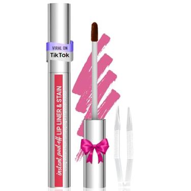 Imagem de Vevivia Beauty Lip Stain - Delineador, Duradouro, Natural, Removível Com Pinça, Fácil De Usar, À Prova D'Água, Antiborrões, Antitransferência, Lilás
