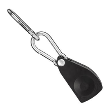 Imagem de rockible de polia de catraca, suporte de corda de liga, ajuste rápido, tensor de corda de amarração para barraca de acampamento, Preto Grande