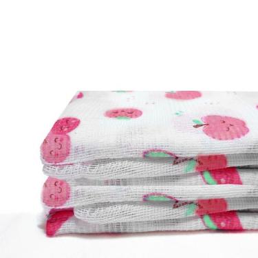 Imagem de Fralda De Pano Kit Com 2 Pacotes Fraldas Estampadas Sortida Caricia Me