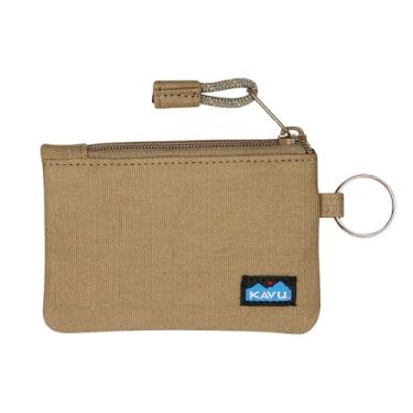 Imagem de KAVU Stirling Carteira dupla face fina de lona de algodão com zíper - Oliva