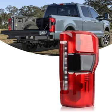 Imagem de YEQSHNG Luz traseira com ponto cego (Módulo NÃO incluído) Montagem compatível com Ford F250 F350 Super Duty LED e halogênio de substituição do lado direito do passageiro FO2801294 PC3Z13404B