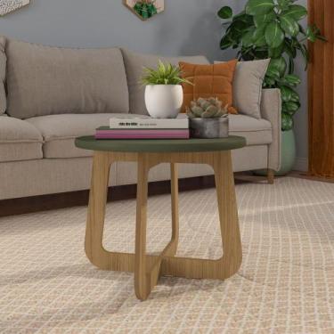 Imagem de Mesa de Centro Jasmin Artely, Menta/Carvalho
