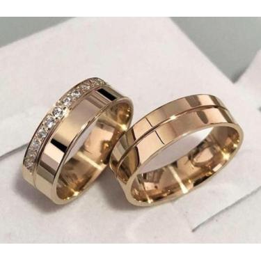 Imagem de Par de Alianças em ouro 18K