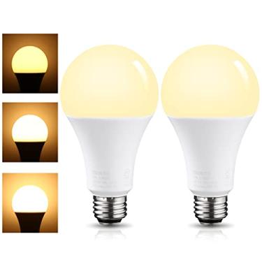 Imagem de TORCHSTAR Lâmpadas LED A21 de 3 vias, lâmpadas de cabeceira, Energy Star e Listadas pela UL, 2700K branco macio, equivalente a 40/60/100W, para lâmpada de chão, lâmpada de mesa, lâmpada de mesa, base E26, não regulável, pacote com 2