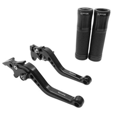 Imagem de Kit Manopla Luva Manete Esportivo Yes 125 Intruder 125 Dafra Riva - No