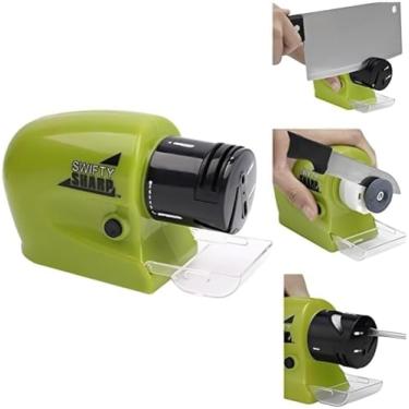 Imagem de Afiador Amolador de Faca Tesoura Elétrico 9cm – Compacto, Potente e Fácil de Usar