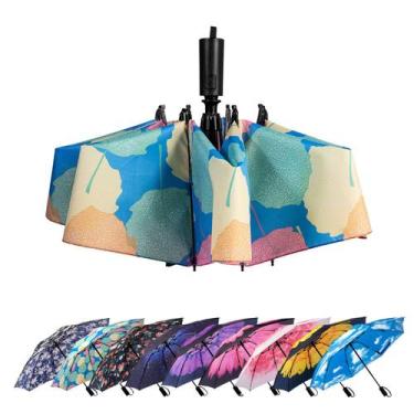 Imagem de Guarda-chuva LANBRELLA Compacto Invertido - Dobrável e Automático