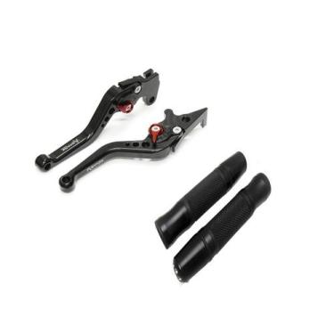 Imagem de Kit Manete Esportivo Manopla Fechada Jupiter Honda Cbx250 Twister Cb30