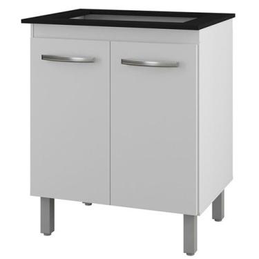 Imagem de Balcao Para Cooktop 4 Bocas Jade Mobbs - Moblis Móveis, Branco