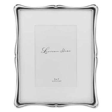 Imagem de Lawrence Frames 710280 710280 710280 Moldura de metal prata Romance 20 x 25 cm fosco para porta-retratos 12 x 17 cm