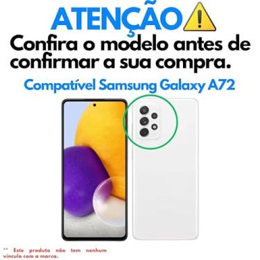 Imagem de Kit Capa Capinha Case + 2 Películas De Cerâmica Anti Impacto Para Samsung Galaxy A72