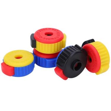 Imagem de SUNGOOYUE 5pcs Drum Rick Release Nut, Push In Design, Fácil de Instalar, Tamanho Compacto, Forte e, Adequado para Bateristas, Compatíveis Com a Maioria Dos Lenços de Bateria