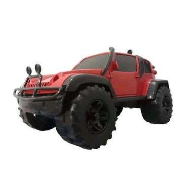Imagem de Brinquedo Veículo Jeep Rally Roda Livre - Cardoso Toys, Vermelho