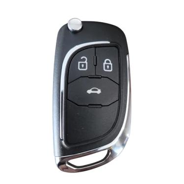 Imagem de Capa Chave para Canivete 3 Botões modelos Onix, Tracker, Prisma e Mais (2012-2018) (CHAVE + CHAVEIRO UNICÓRNIO COLORIDO)