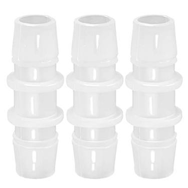 Imagem de JoyTube Mangueira de plástico de 2,5 cm ID Barb Pipe Connects, adaptador de emenda de junta, união, barco, água, ar, aquário, O2, combustível (pacote com 3)