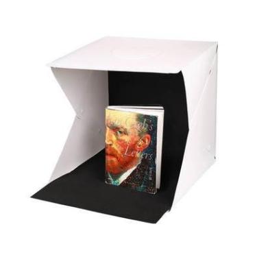 Imagem de Mini Estúdio Fotográfico Portátil, 40cm, Com Luzes De LED
