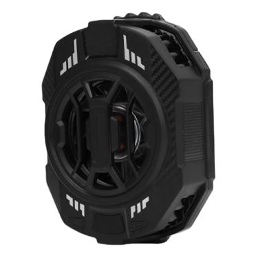 Imagem de EBTOOLS Cooler de Telefone, Ventilador de Refrigeração do Telefone Celular Tipo C, Luz RGB, Exibição Digital de 3 Engrenagens, Radiador Semicondutor Com Clipe Traseiro, para Jogos,