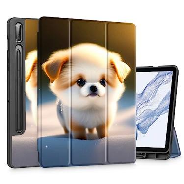 Imagem de Mektron Capa para Samsung Galaxy Tab S9 FE / S9 11 polegadas 2023 X710/X716B/X718U, capa rígida fosca embutida com função de despertar/hibernar automaticamente, suporte multiângulo para Galaxy S9,