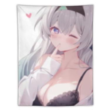 Imagem de LIEGBMEU Sexy Bikini Hot Anime Girl Tapeçaria 152.4 cm x 203.2 cm Interior Exterior Wall Quilt Art Decoração de Tapeçaria Caprichosa, AF376