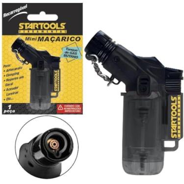 Imagem de Maçarico Portátil Recarregável – Mini Isqueiro a Gás Ajustável para Culinária Gourmet, Crème Brûlée, Artesanato e Reparos (AR-0390)