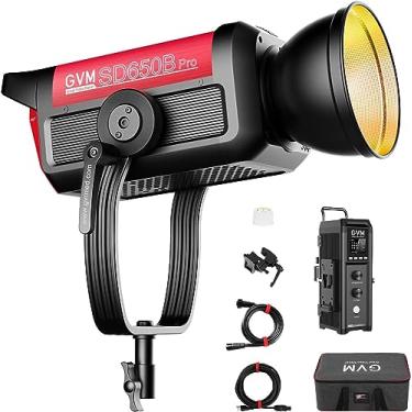 Imagem de GVM Great Video Maker GVM Pro SD650B 650W Led Video Light, Studio Light with Bowen Mount, 81300lux/m Photography Lighting kit with 45° Standard Cover, Continuous Output Video Lighting with Controller
