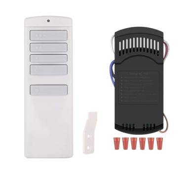 Imagem de Kit de controle remoto universal para ventilador de teto A25-TX001-R1/ A25-TX00I para Harbor Breeze Honeywell Hampton Bay Hunter, regulador de luz de 3 velocidades, substituição KUJCE10716, KUJCE10512