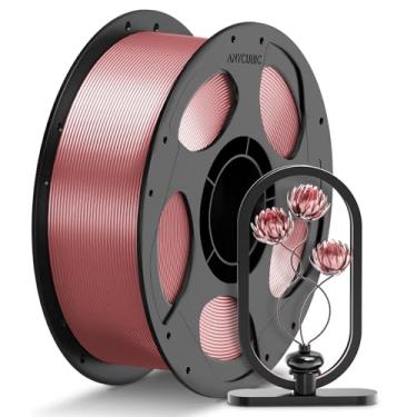 Imagem de ANYCUBIC Filamento PETG 1,75 mm, filamento de impressora 3D, translúcido e vibrante, precisão dimensional +/- 0,02 mm, impressão com a maioria das impressoras 3D FDM, carretel reutilizável de 1 kg