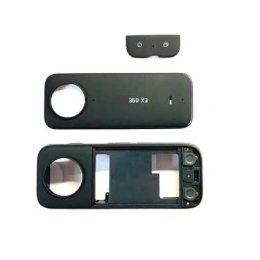 Imagem de Capa de câmera para teclado Insta 360 X3/capa traseira/capa frontal peças de câmera digital (contracapa)