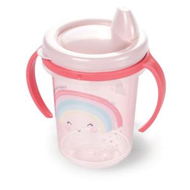 Imagem de Copo Infantil Com Alça Removível Estampa Diversas Transição Trio Plasú