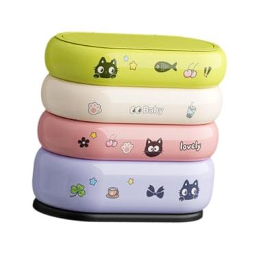 Imagem de Generic Lixeira com tampa, balde de armazenamento de lixo, lixeira dupla, recipiente de lixo, lata de lixo para escritório, banheiro, cozinha, sala de estar, Sem Rodas