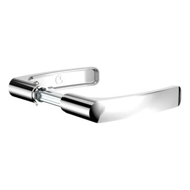 Imagem de 3X Maçaneta Avulsa Fechadura Soprano Pali Cromada Cor Inox