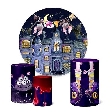 Imagem de Trio Capas Cilindro e Painel Festa 1,50m Halloween (K1HAL0008)