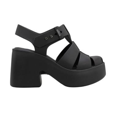 Imagem de Sandália Melissa Lulu Adulto Preto Fosco