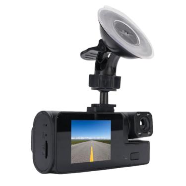 Imagem de Asixxsix Dash Cam para Carros, Lente Dupla 1080p Front 720p Câmera de Painel Wi -Fi Com Tela LCD de 2 Polegadas de 2 Polegadas 170 ° de Vigilância de Estacionamento de Largura