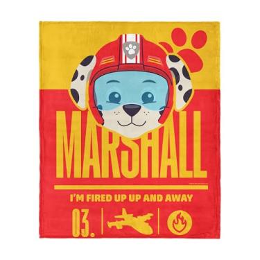 Imagem de Nickelodeon Patrulha Canina oficialmente licenciado Marshall Fired Up cobertor de seda ultra-macio, leve, 152 x 203 cm