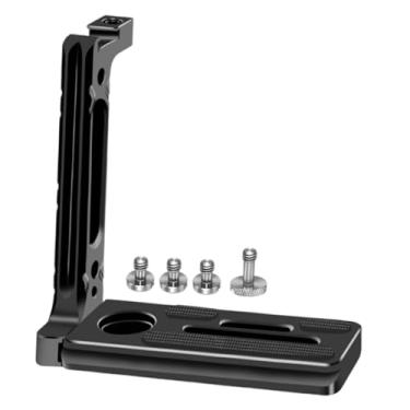 Imagem de KiBcsLic Suporte para câmera em L, acessórios, fácil de instalar, sapata fria, adaptador profissional prático e estável, tripé, placa de liberação rápida