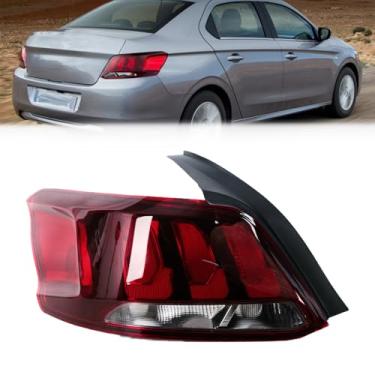 Imagem de YAENSYB Luz traseira para Peugeot 301 2017-2019 Lâmpada de seta de freio traseiro 9674807780 9674807880 esquerda