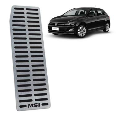 Imagem de Descanso De Pé Polo Msi 2018 2019 Aço Inox Preto