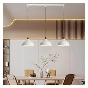 Imagem de Luminária pendente de teto LED moderna para mesa de jantar, cozinha, luminária simples para casa, iluminação interna para quarto